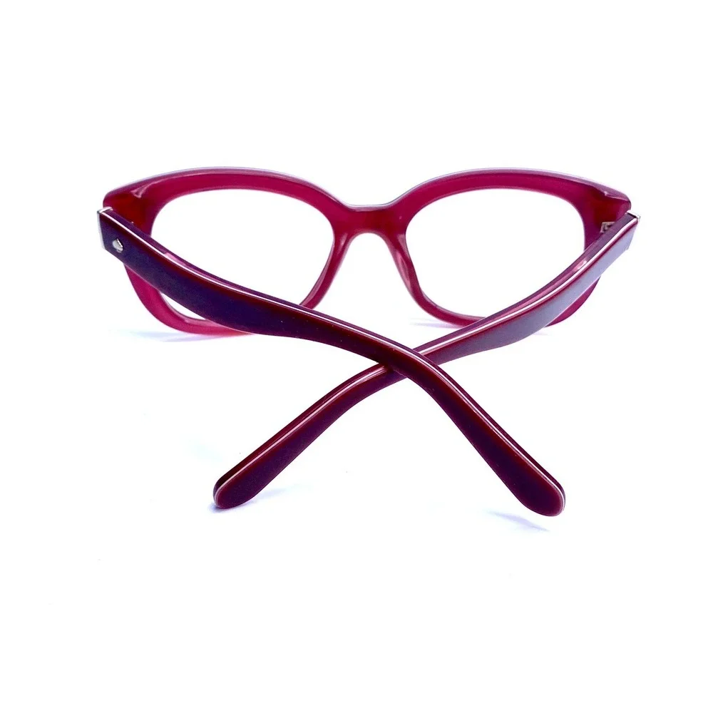 Kate Spade Magenta Red Cat Eye Eyeglasses M Danella/P/S W75P WR 50/20 135 5-4
